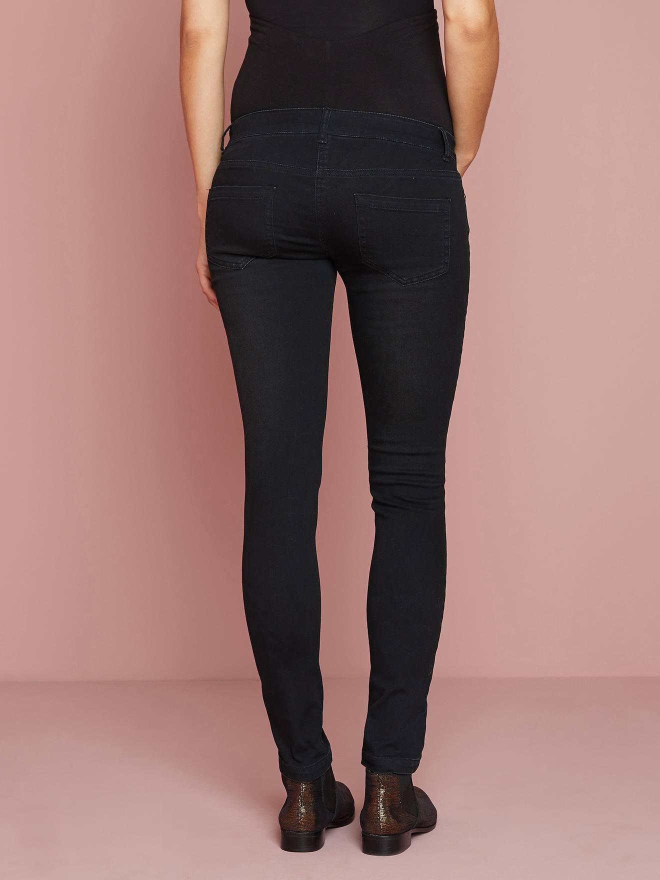 Vertbaudet Umstands Slim-Fit-Jeans, Schrittl. 85 cm - schwarz