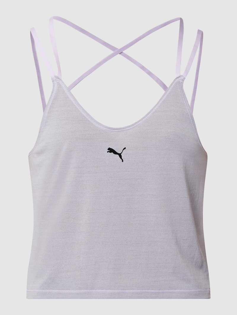 Regular Fit Top mit Logo - dryCELL in flieder