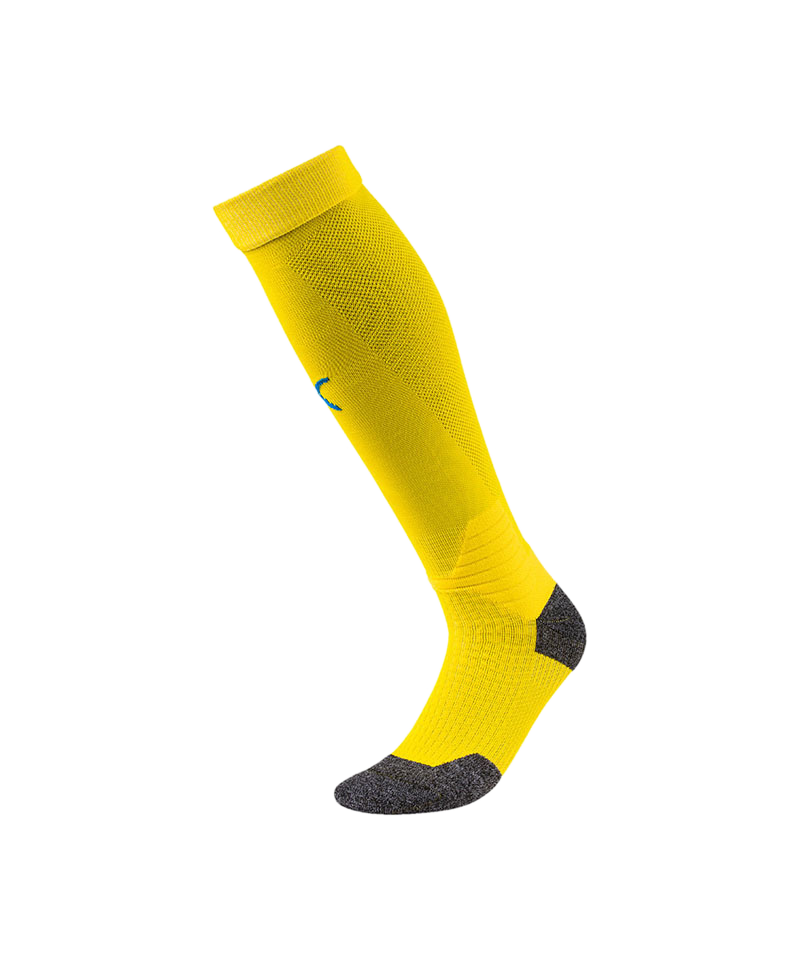 PUMA LIGA Socks Stutzenstrumpf Gelb Blau F17