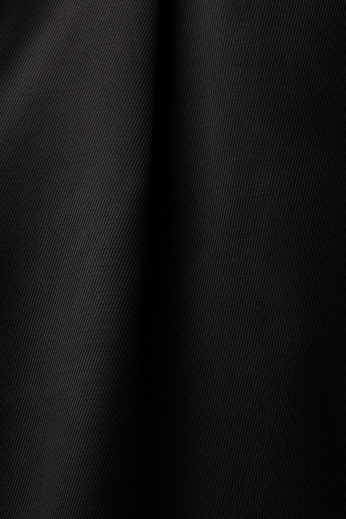 Satin-Cargohose mit Gürtel