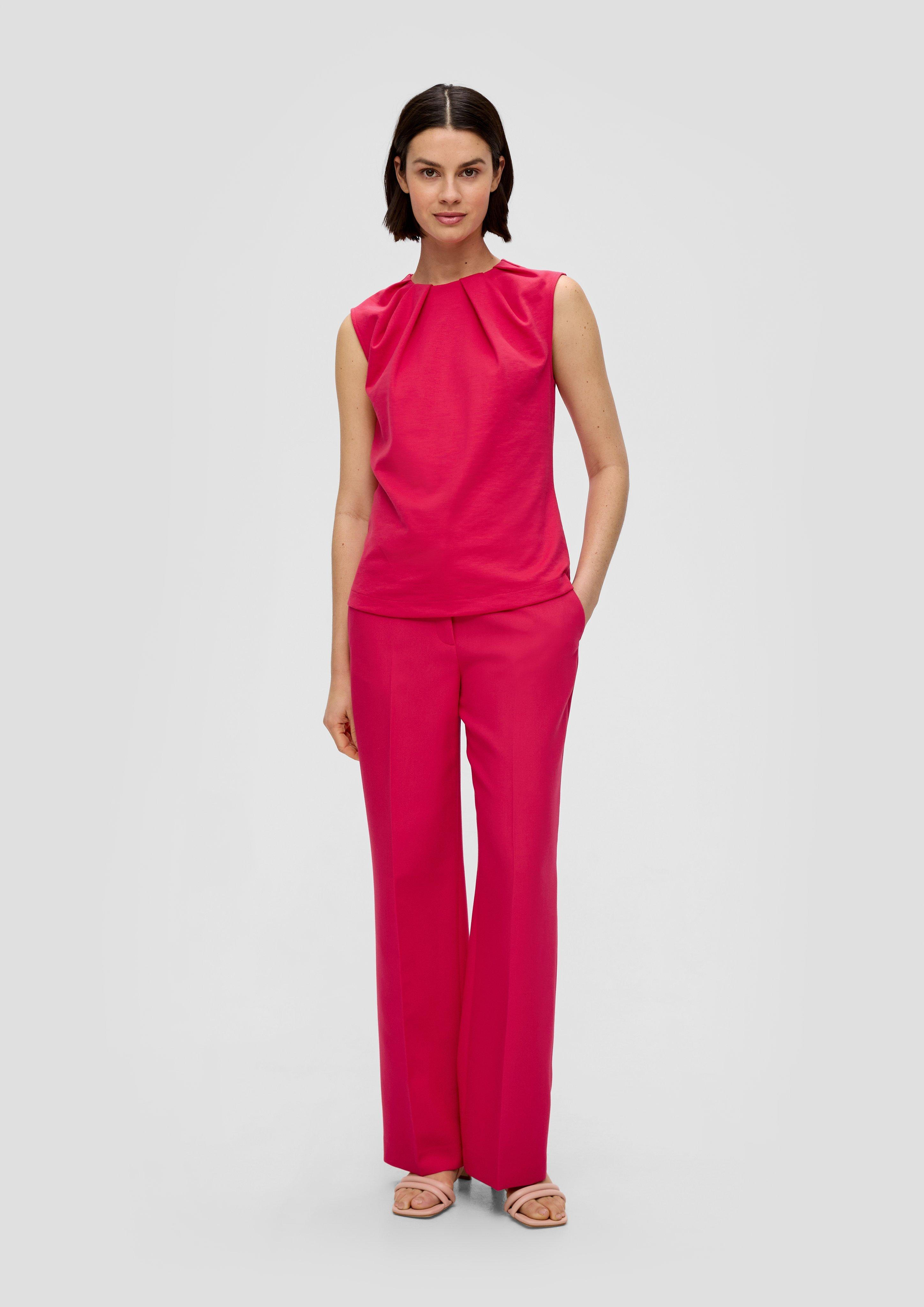 Ärmellose Bluse aus Jersey  2140832-4554