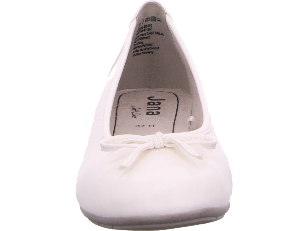 JANA Sportliche Slipper weiss