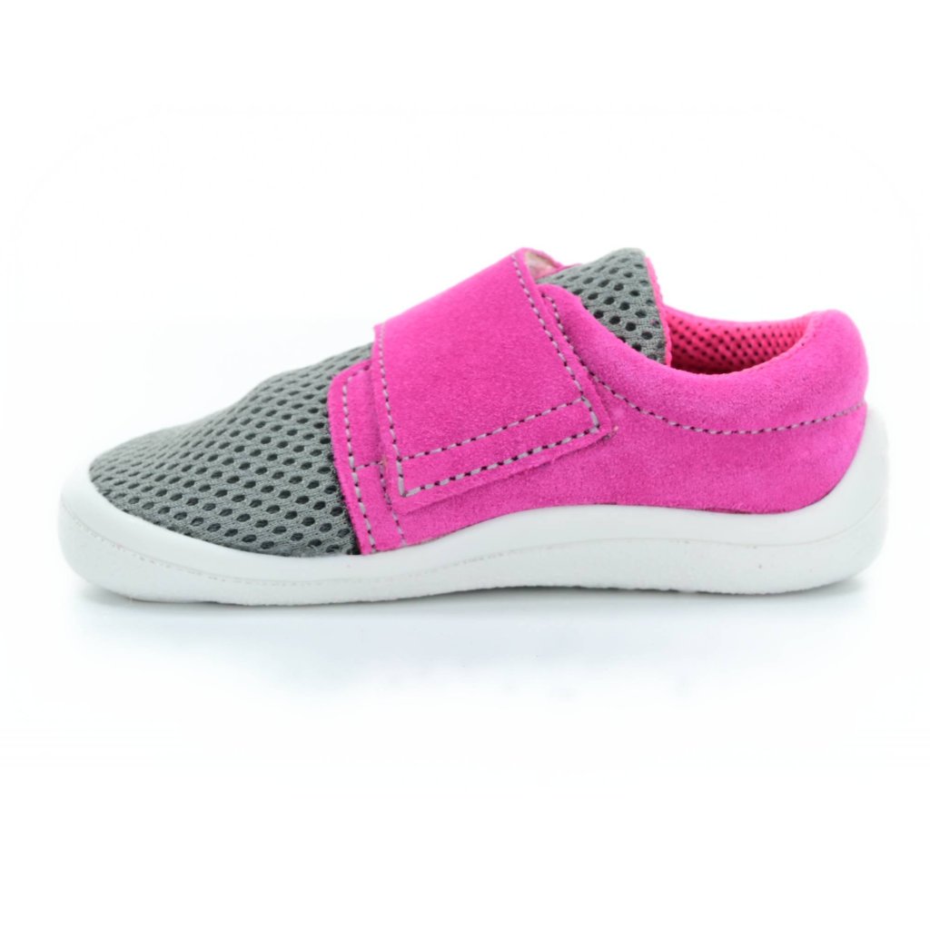Beda Rebecca Barfußsneakers mit Hinterkappe (BF 0001/SK/1W/OP Mesh mit Leder)