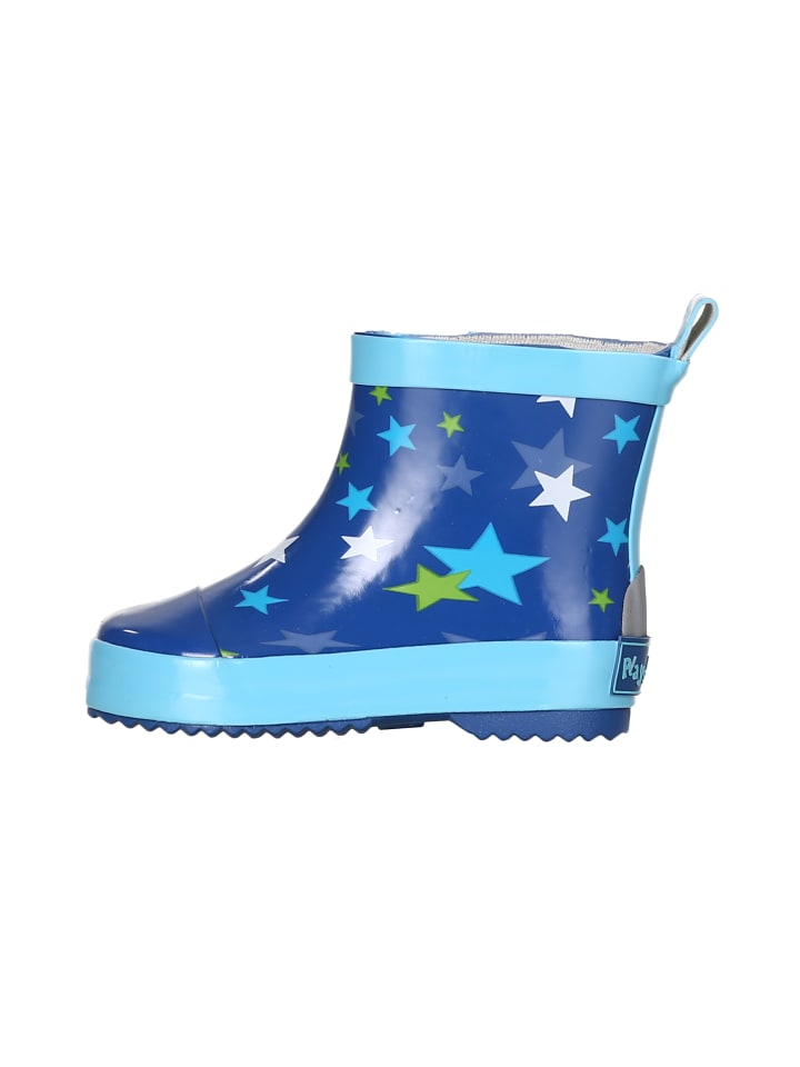 Playshoes Gummistiefel Halbschaft Sterne in Blau günstig kaufen