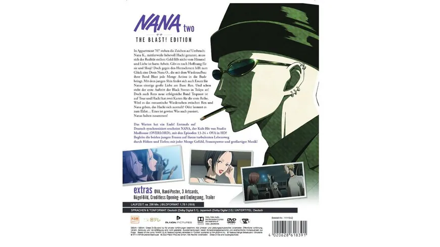NANA - The Blast! Edition Vol. 2 (Ep. 13-24 + OVA 2)  [2 DVDs]