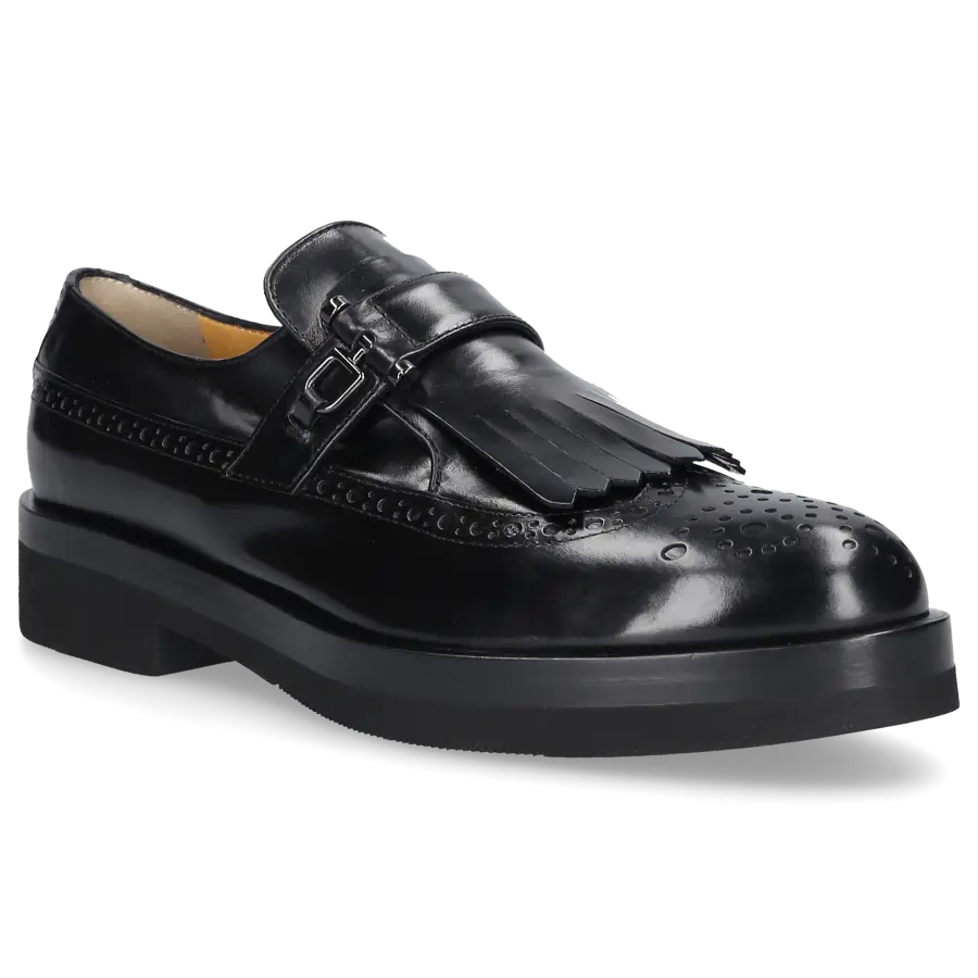 Truman's - Halbschuhe 9822 Kalbsleder - schwarz