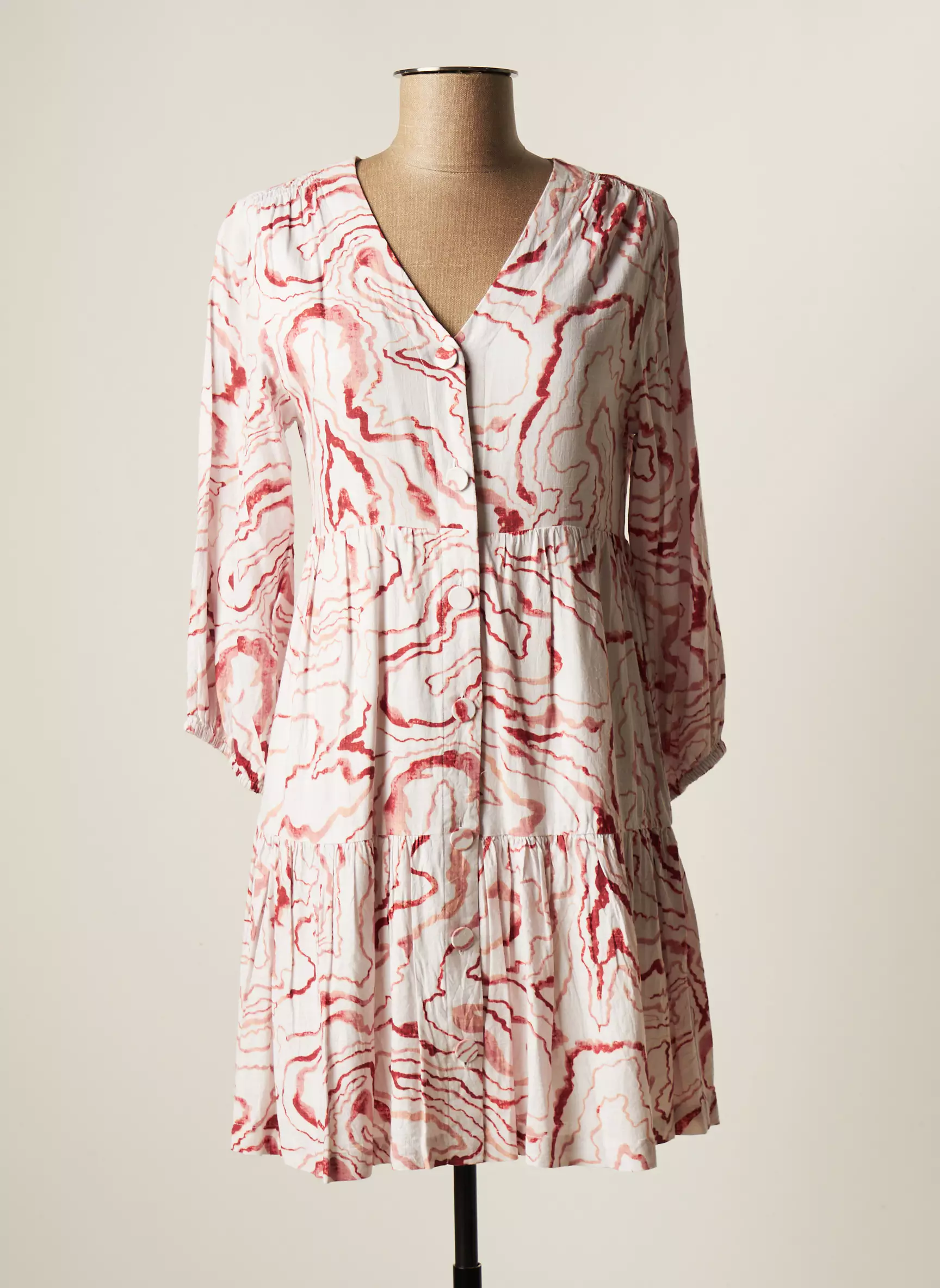 Suncoo Robes Courtes Femme couleur rose