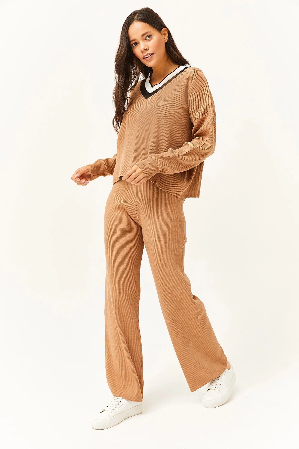 Olalook  Zweiteiler - Braun - Regular Fit