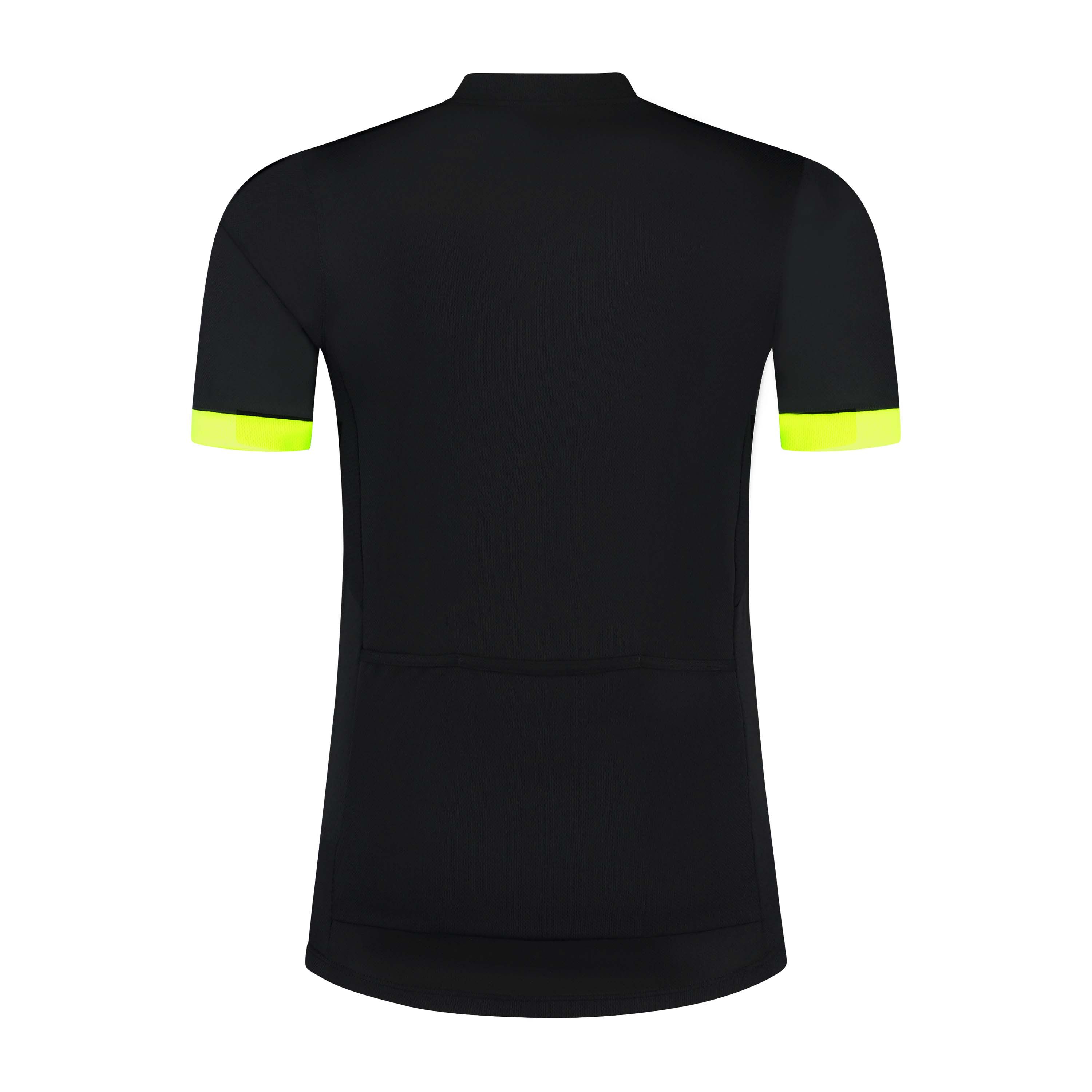 Rogelli Core Black Fluor Kinder Radtrikot