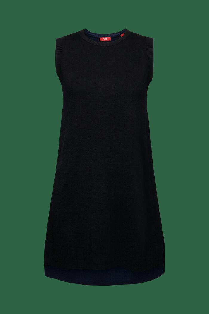 Ärmelloses Minikleid aus Wollmix