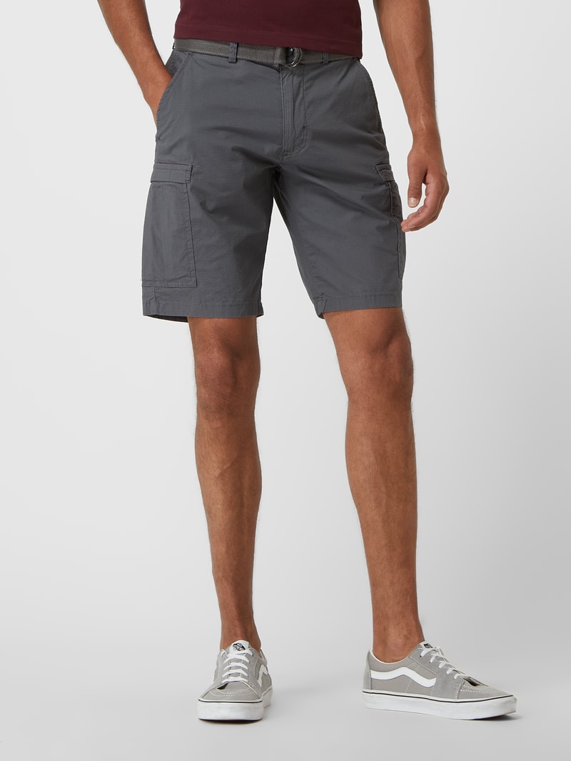 Cargoshorts mit Stretch-Anteil in dunkelgrau
