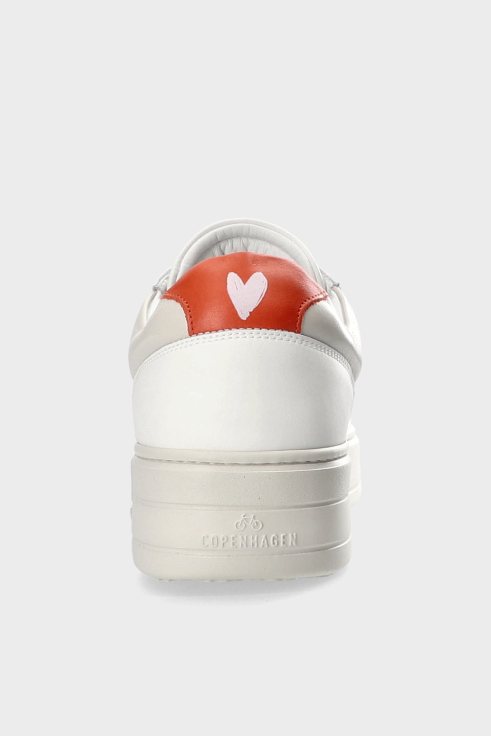 CPH PARIS M - leather - white/orange