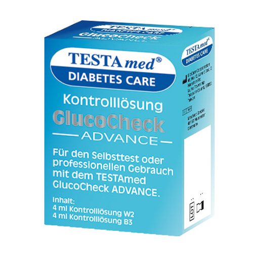 TESTAMED GlucoCheck Advance Kontrolllösung  4 ml  Lösung
