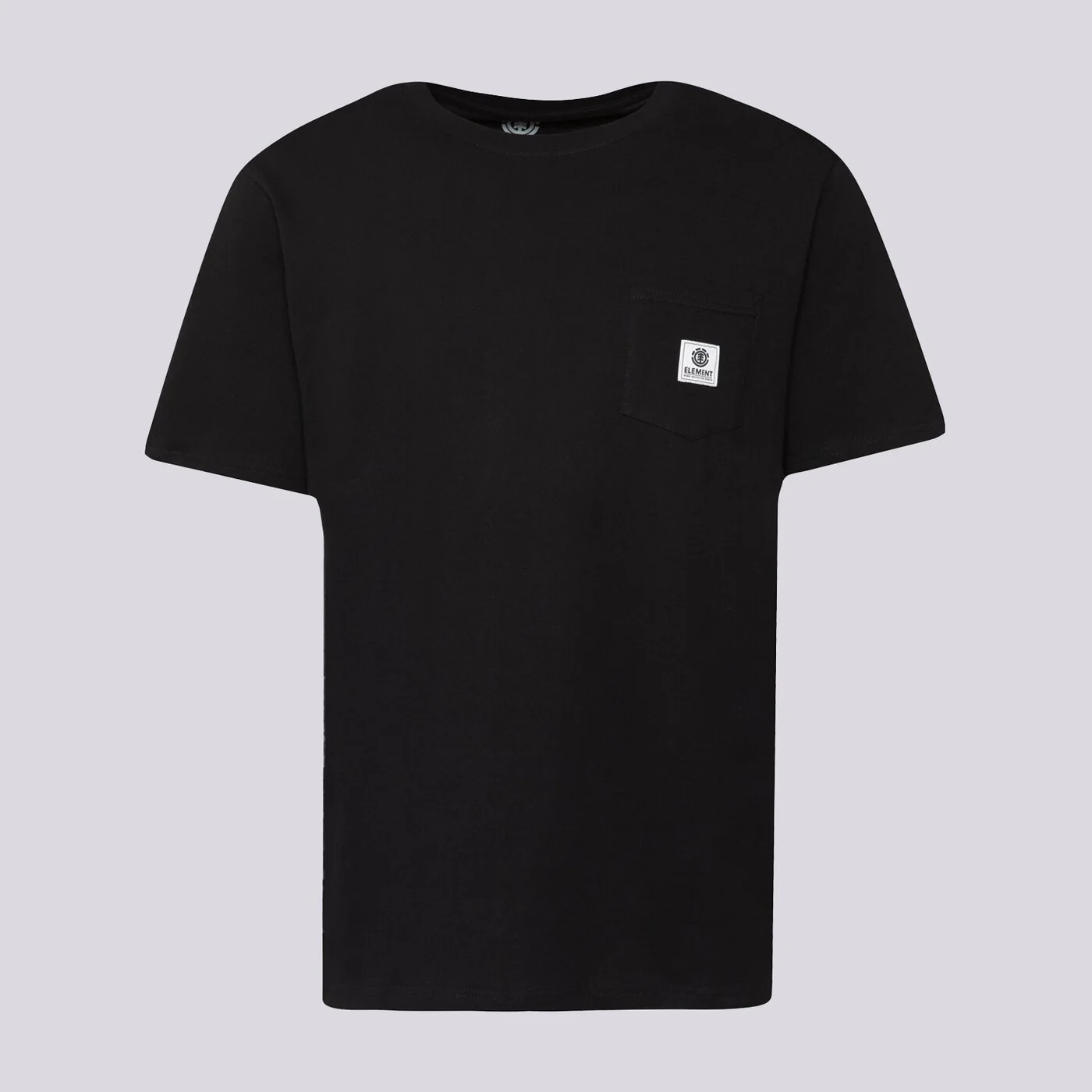 ELEMENT T-SHIRT BASIC POCKET LABEL SS Schwarz