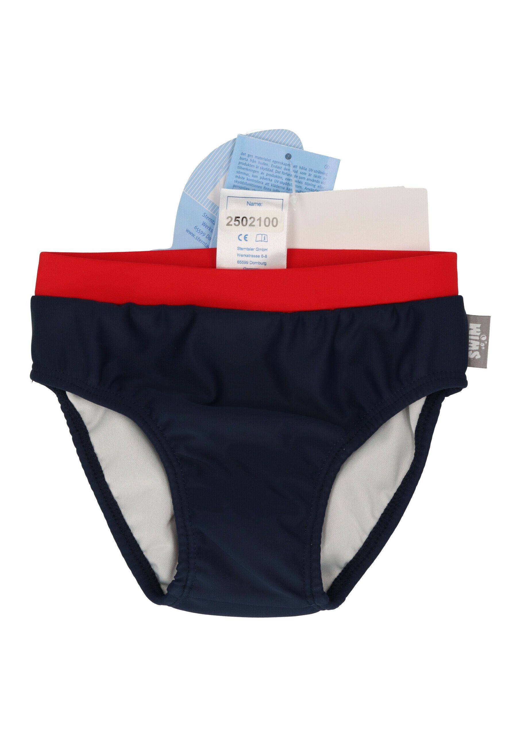 Sterntaler® Badehose Badehose Robbe (1-St) Baby Badehose - Badeshorts mit Windeleinsatz bis Größe 86/92 in Marine - Bademode mit UV-Schutz 50+ und Weitenregulierung innenliegend und Motiv 