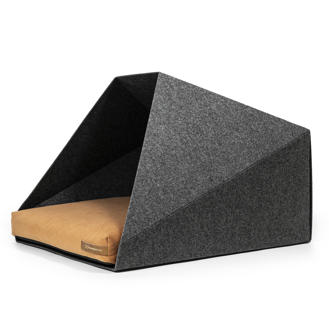 Rexproduct Hundehöhlen Rexproduct Home PetPocket dunkelgrau orange