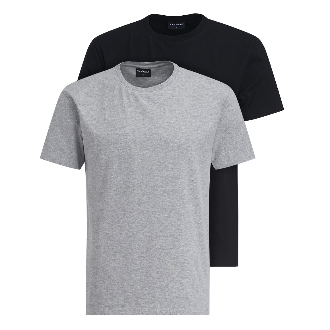 2 Herren T-Shirts mit Rundhalsausschnitt