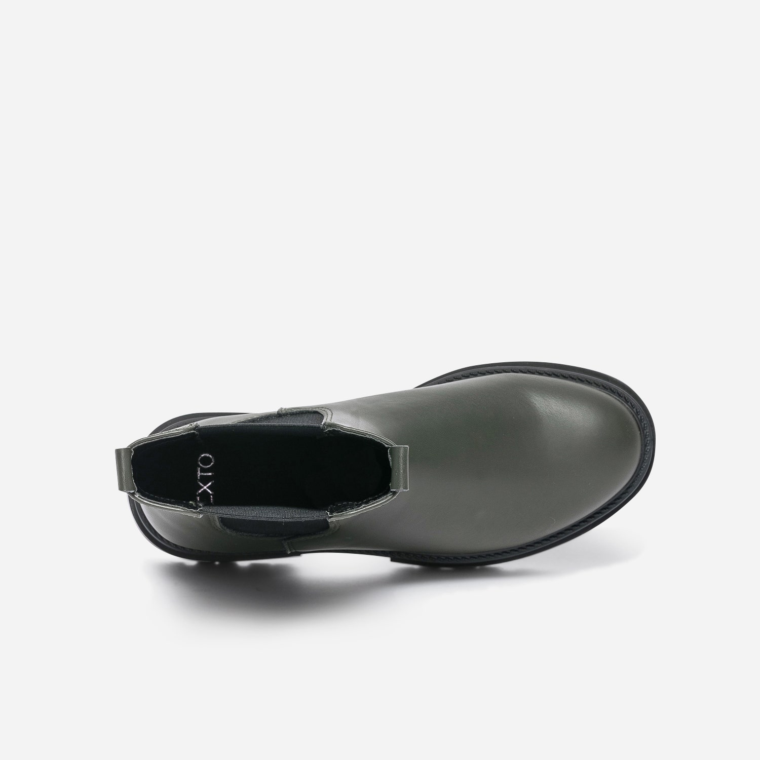 Chelsea boots TEXTO kaki à tige mi-haute