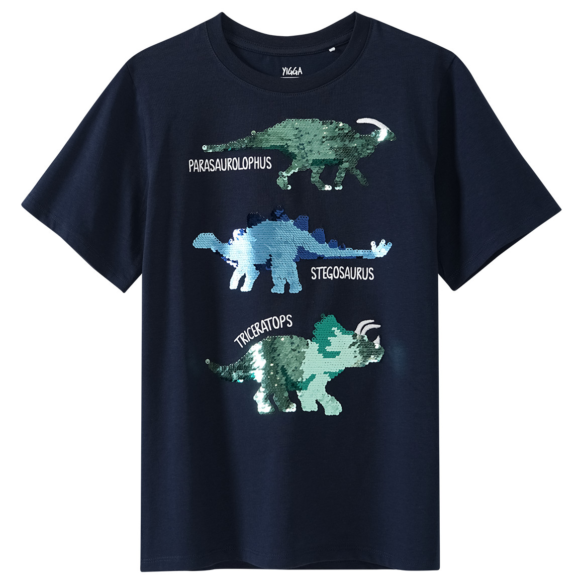 Jungen T-Shirt mit Wendepailletten
