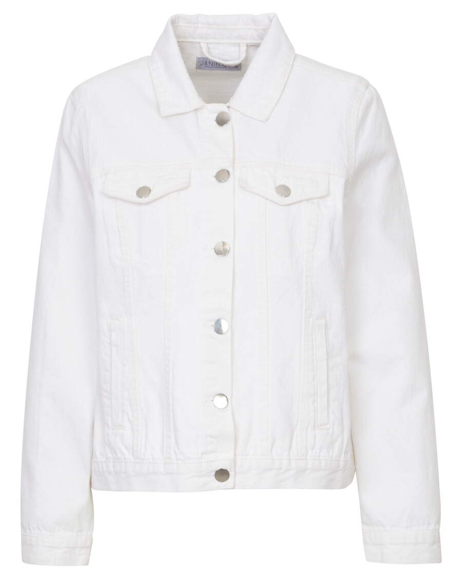 Weiße Twilljacke