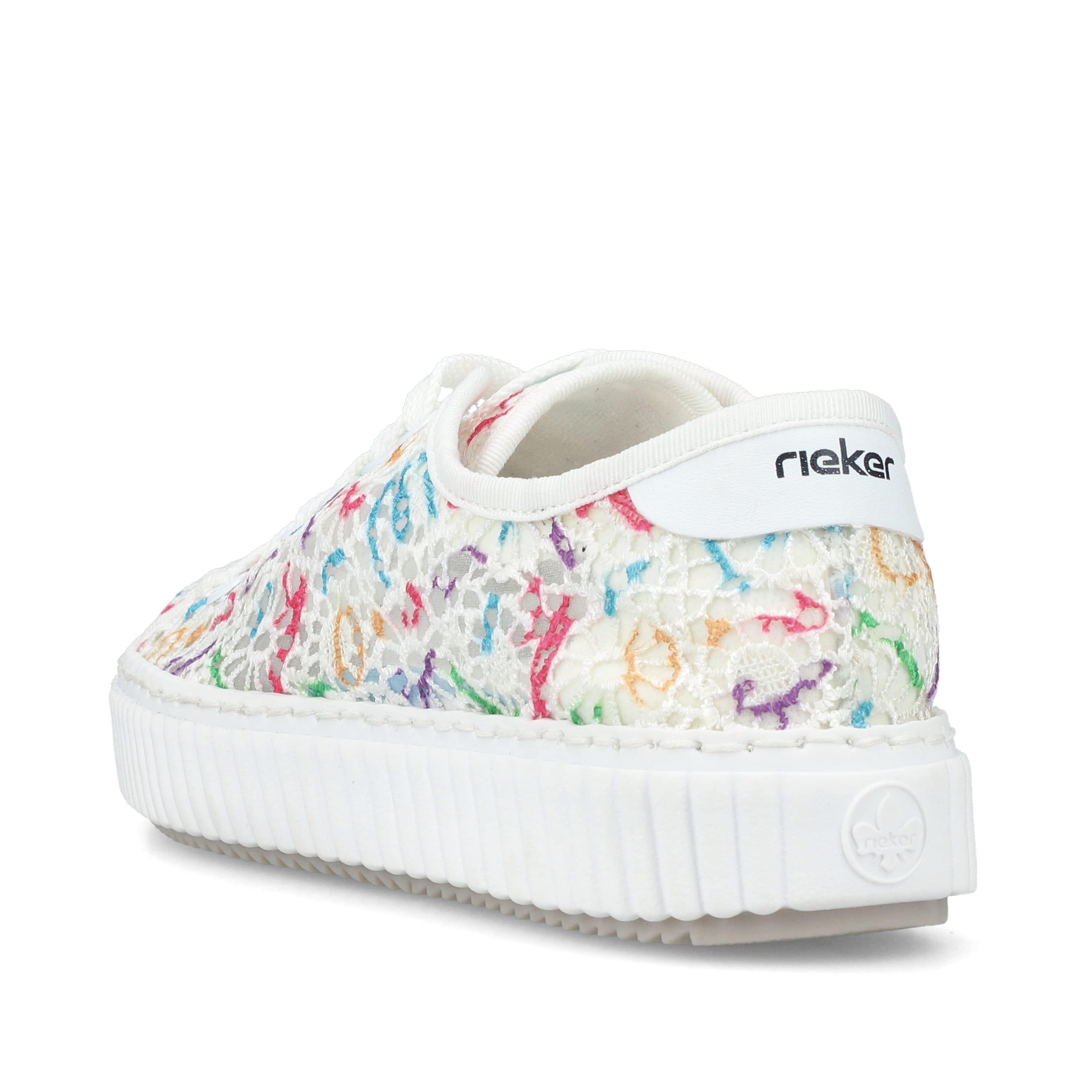 Rieker Damen Sneaker Low multi-schneeweiss