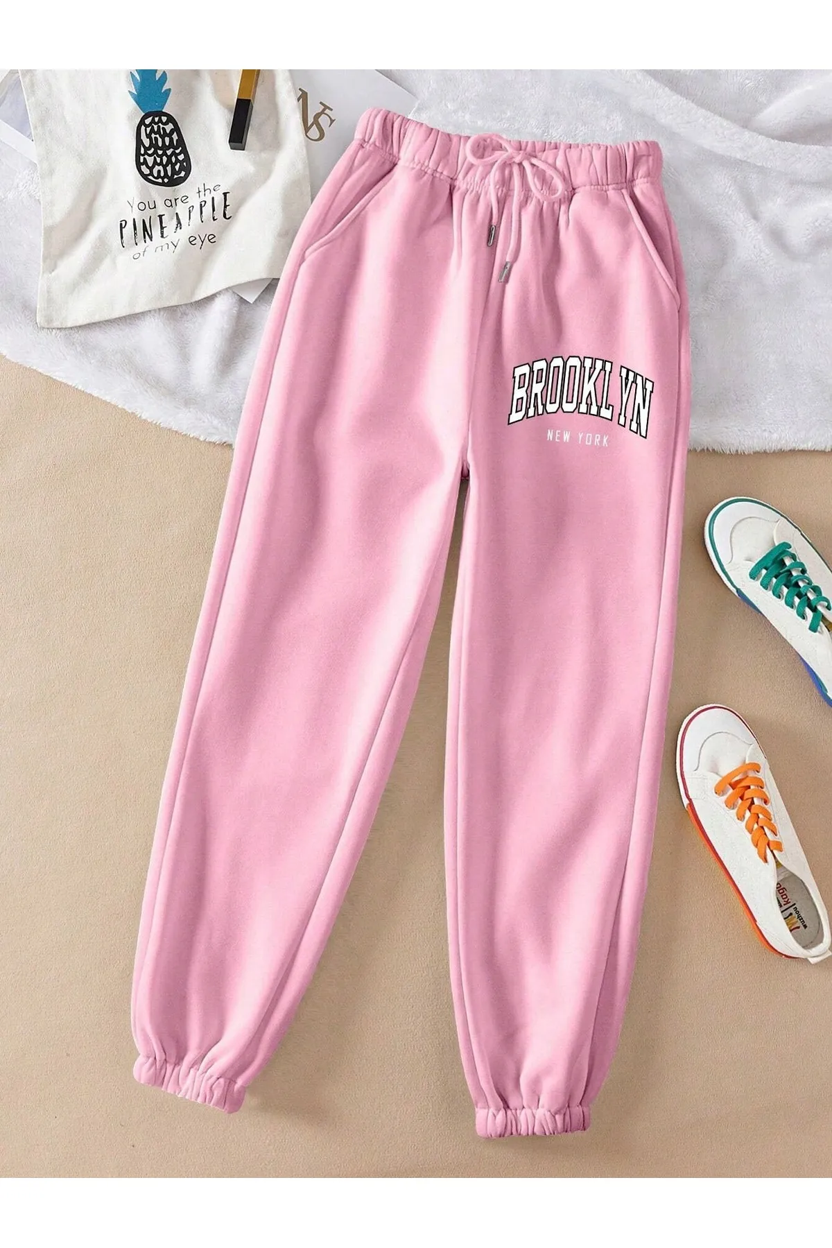 MOONBULL  Jogginghose - Rosa - Slim