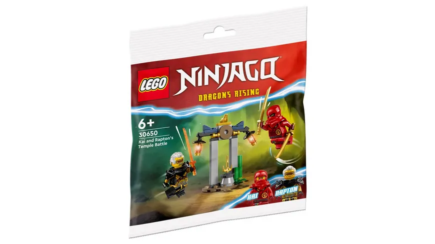 LEGO NINJAGO 30650 Kais und Raptons Duell im Tempel