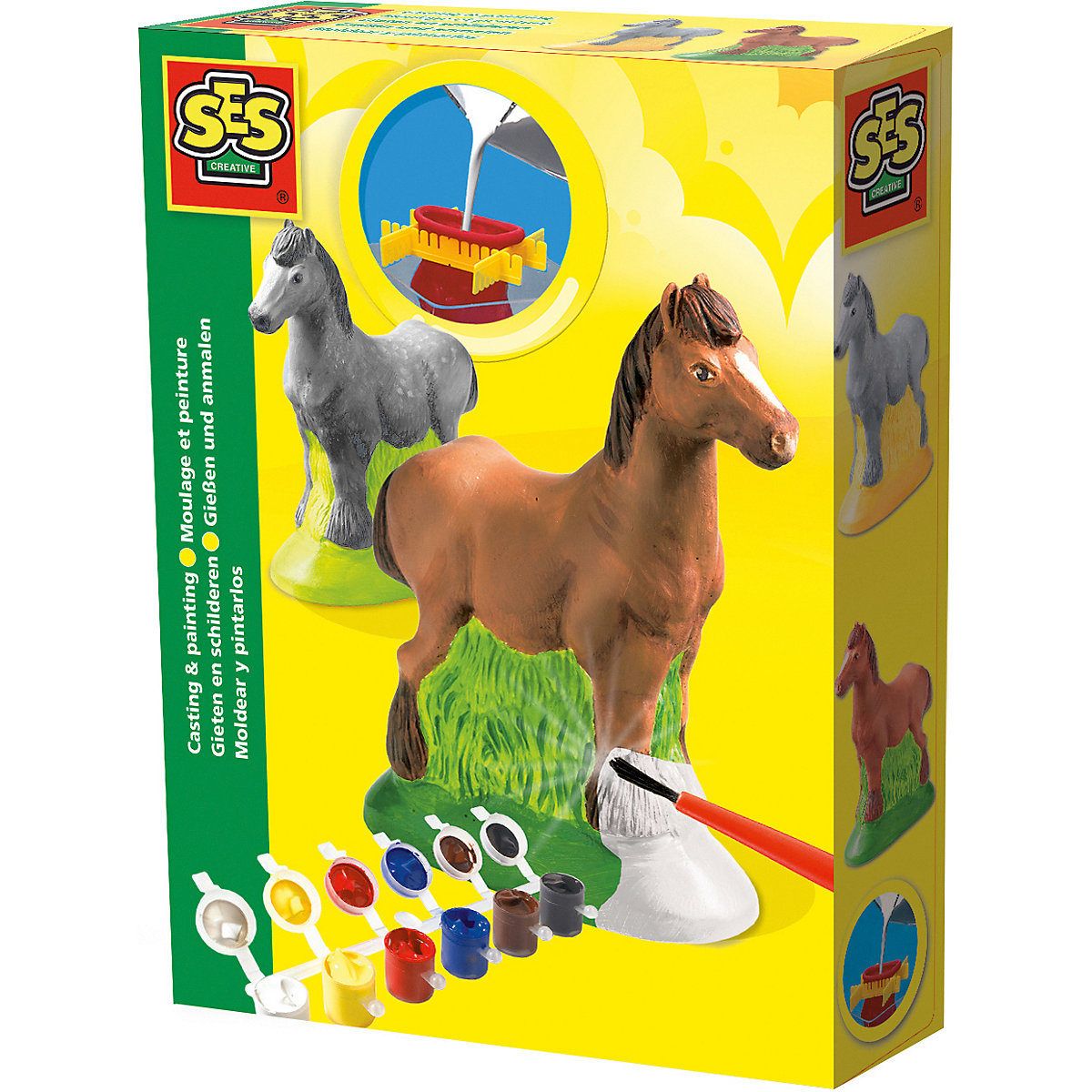 Kreativset Gießen und Anmalen - Pferd