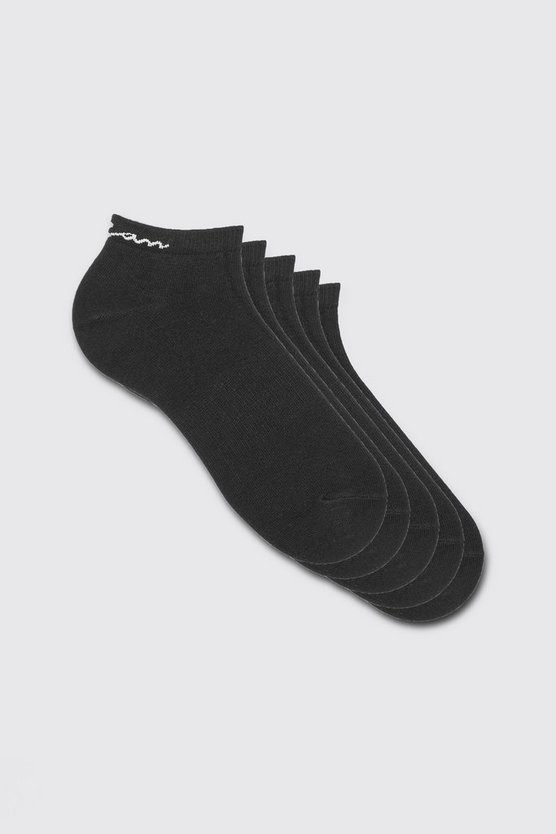 5er-Pack Man Signature Sneaker-Socken