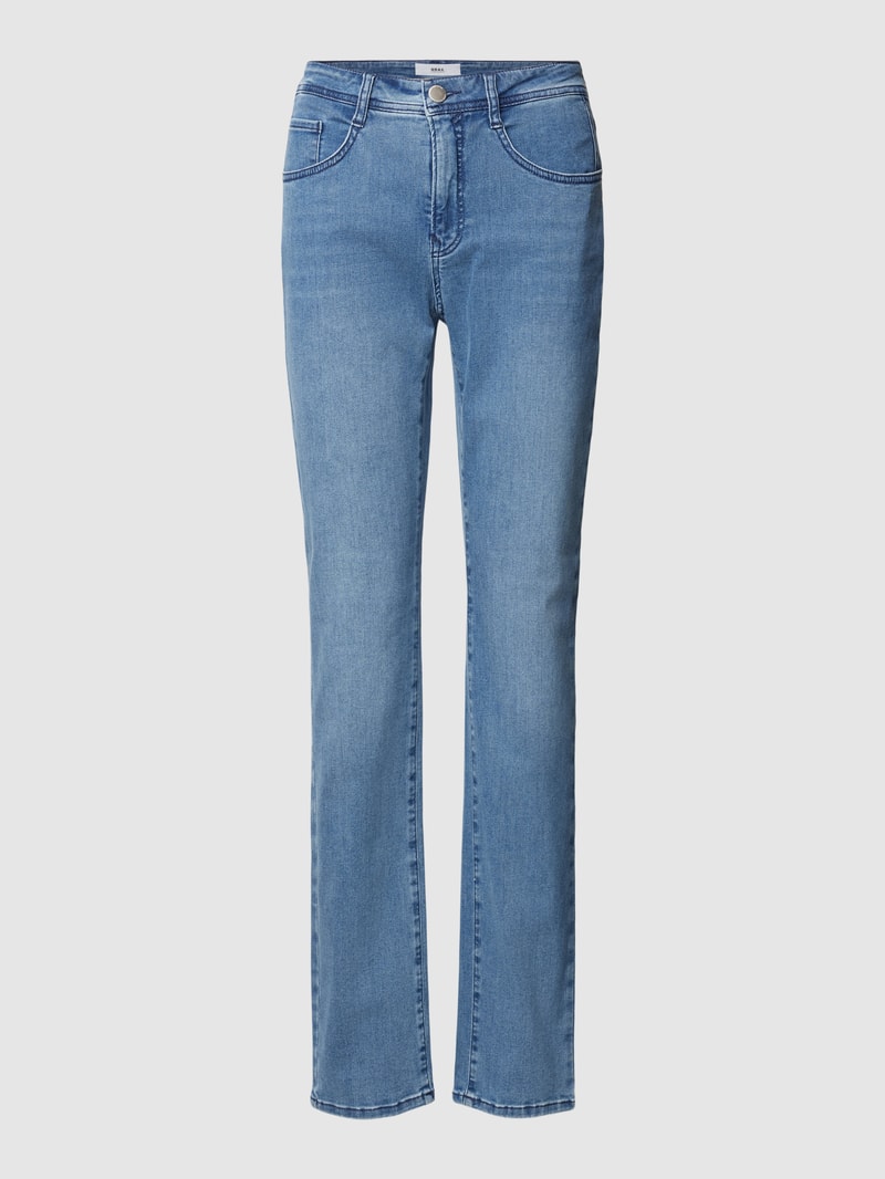 Jeans im 5-Pocket-Design Modell 'Mary' in bleu