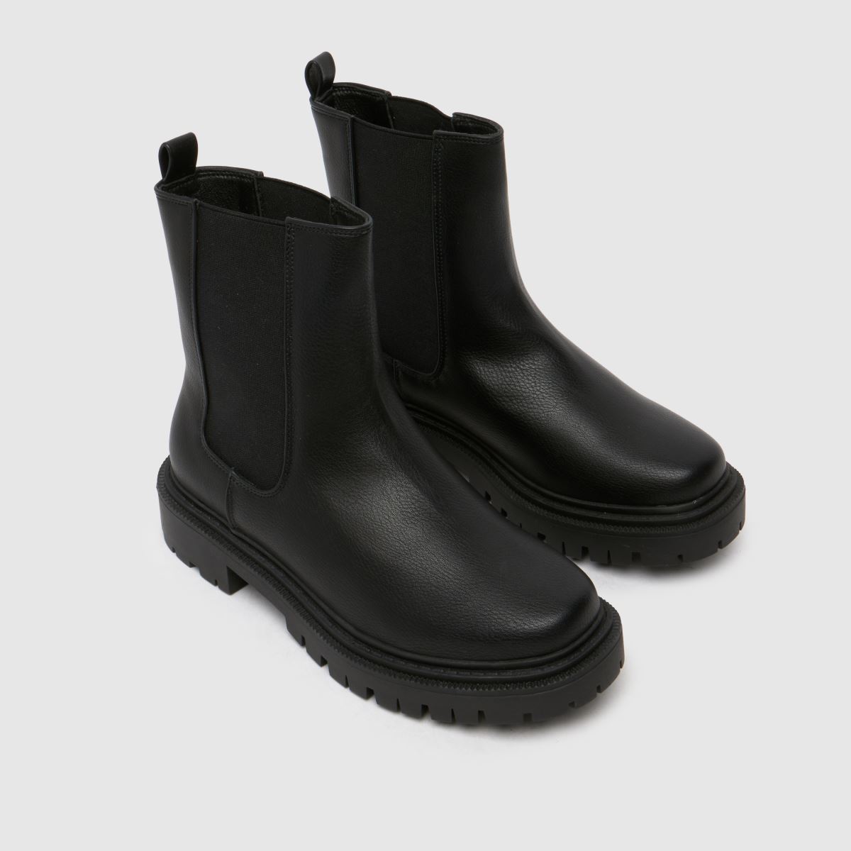 Schuh – Svarta Arlo chelsea-stövlar med bred passform