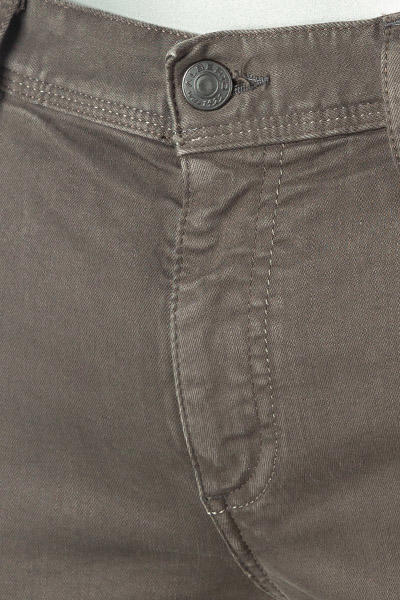 Alberto, Jeans Pipe, Regular Fit, Baumwolle T400®, dunkelbraun