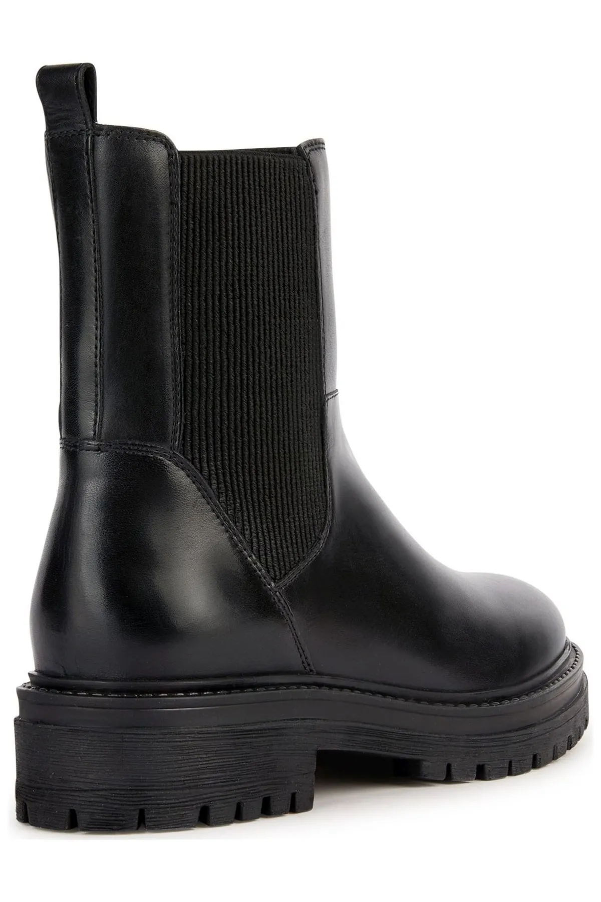 Geox  Stiefelette - Schwarz - Blockabsatz
