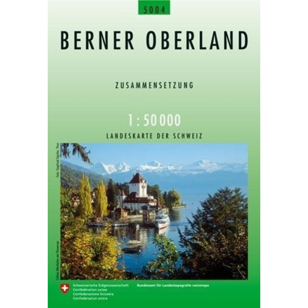 Swisstopo 1 : 50 000 Berner Oberland - Wanderkarte