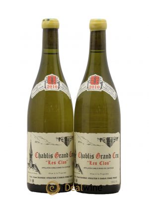 Chablis Grand Cru Les Clos Vincent Dauvissat (Domaine)  2010 - Lot de 2 Bouteilles
