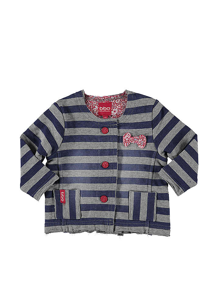 Beebielove Cardigan in Grau/ Blau günstig kaufen 92