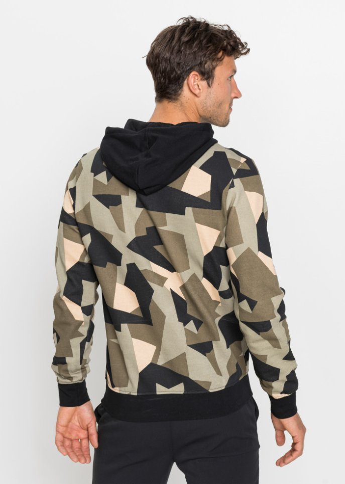 Kapuzensweatshirt mit recyceltem Polyester