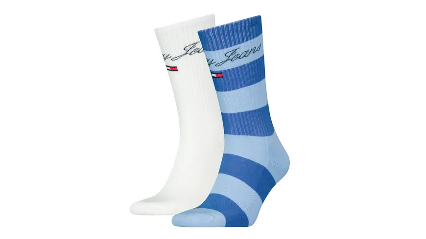 TOMMY HILFIGER Unisex TJ Socken Rugby 2er Pack empire blue