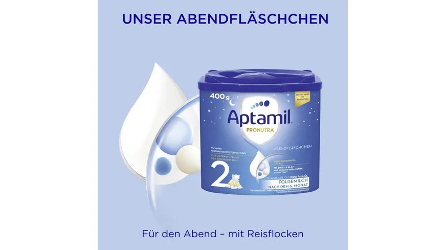 Aptamil Pronutra 2 Folgemilch Abendfläschchen 400 g