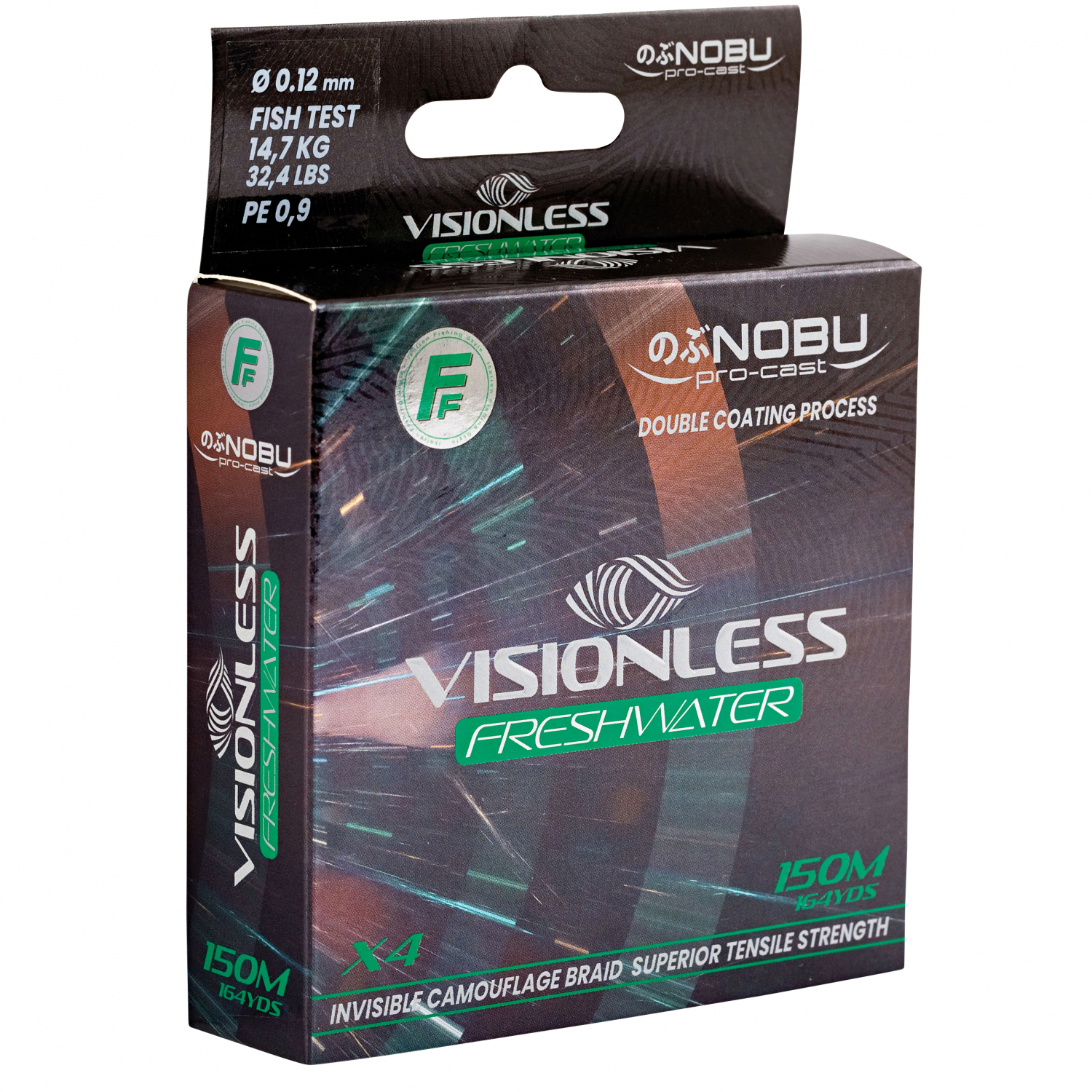Lineaeffe Angelschnur Visionless Freshwater 4X Braid (150 m)