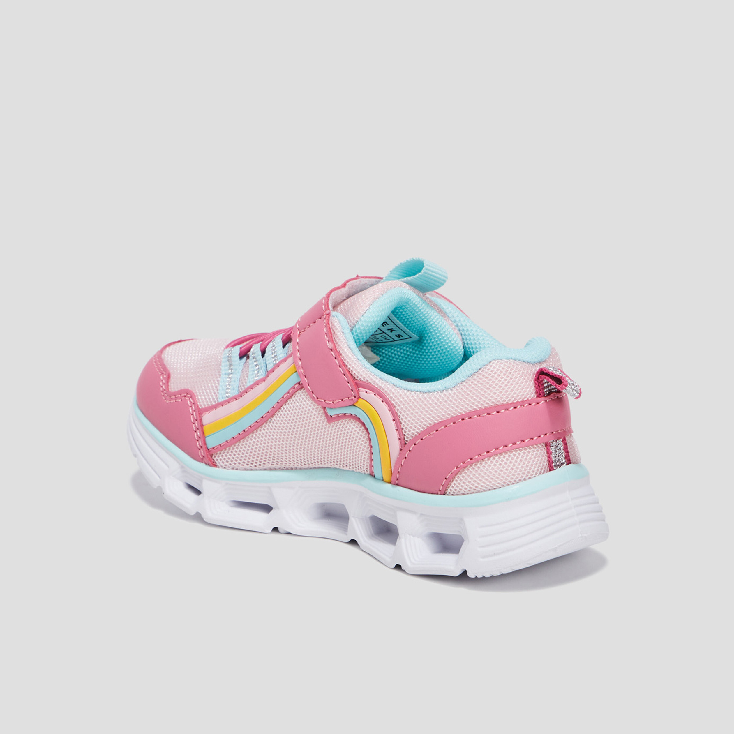 Baskets running semelle lumineuse Creeks rose fille | La Halle