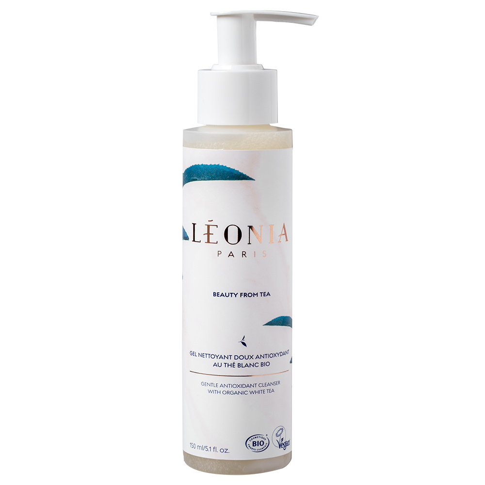 léonia Gel Nettoyant Doux & Antioxydant au ThéBlanc Bio Gel nettoyant visage