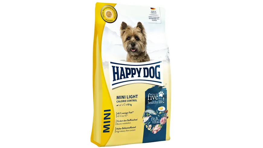 Happy Dog Hundetrockenfutter fit & vital Mini Light 800 g