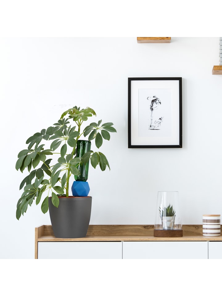 relaxdays 4 x Tonspitzen Bewässerung in Terrakotta/ Blau günstig kaufen onesize