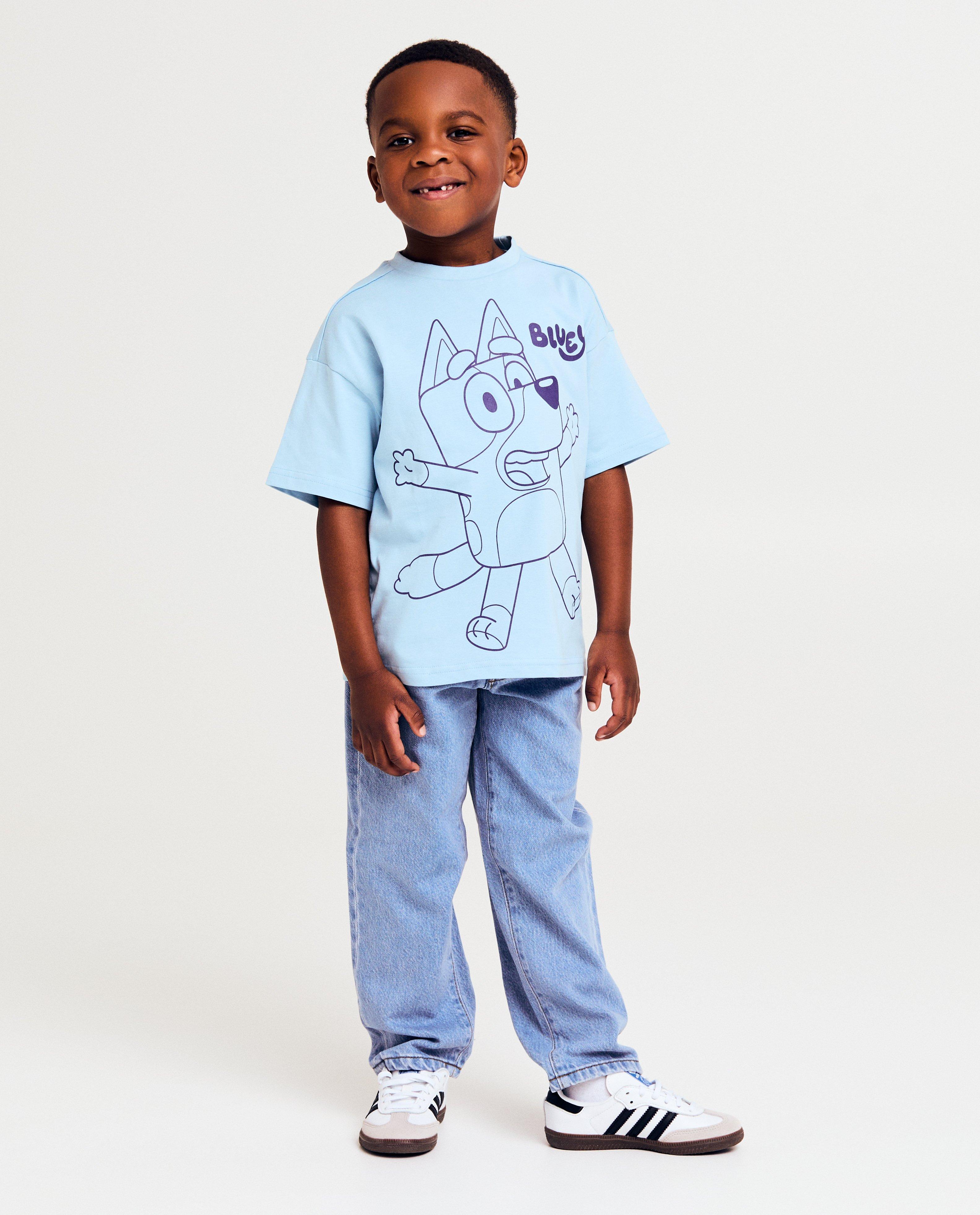 Tricou Bluey cu imprimeu albastru deschis Bluey