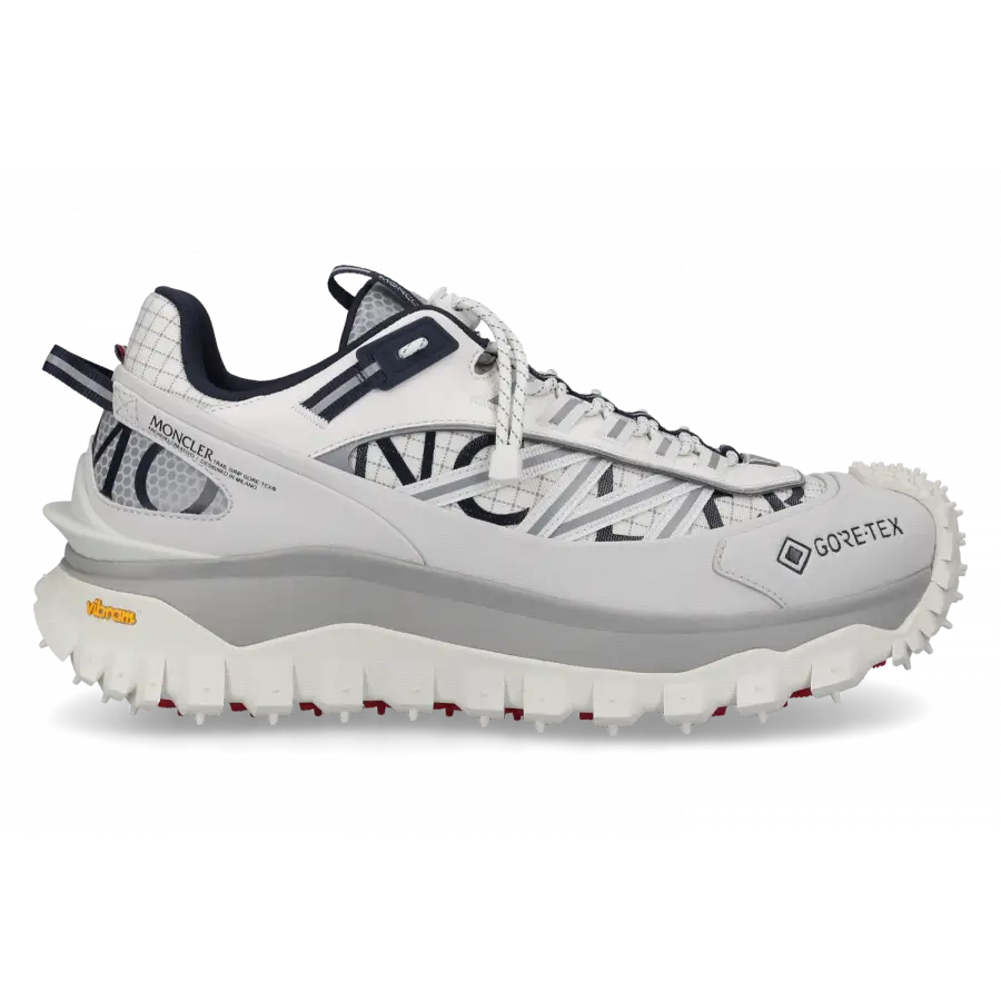 Moncler - Sneaker low TRAILGRIP GTX Kalbsleder - weiß