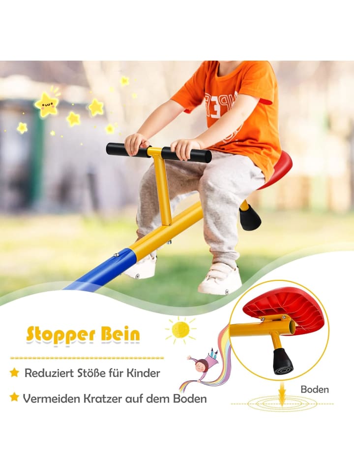 COSTWAY 2 Sitzer Schaukelwippe in Blau günstig kaufen onesize