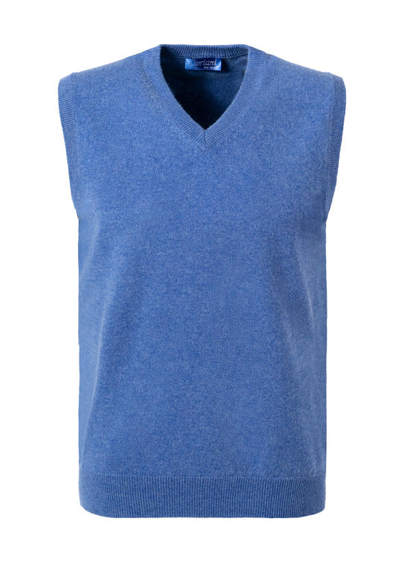Cipriani, Pullunder, Reines Kaschmir, jeansblau