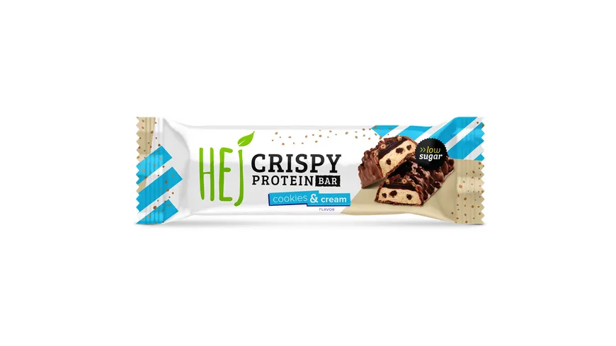 HEJ® Crispy Protein Bar Cookies & Cream 45 g