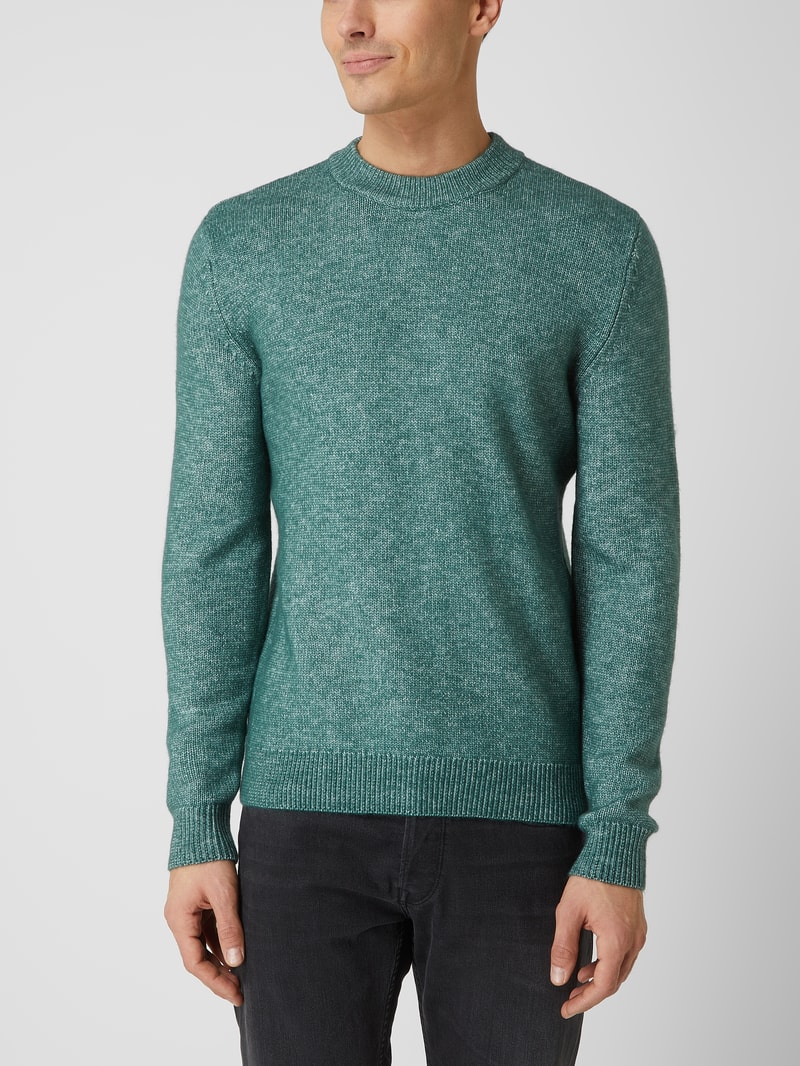 Pullover mit Woll-Anteil in bottle